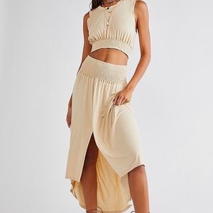 Free People Morningisde light pink set